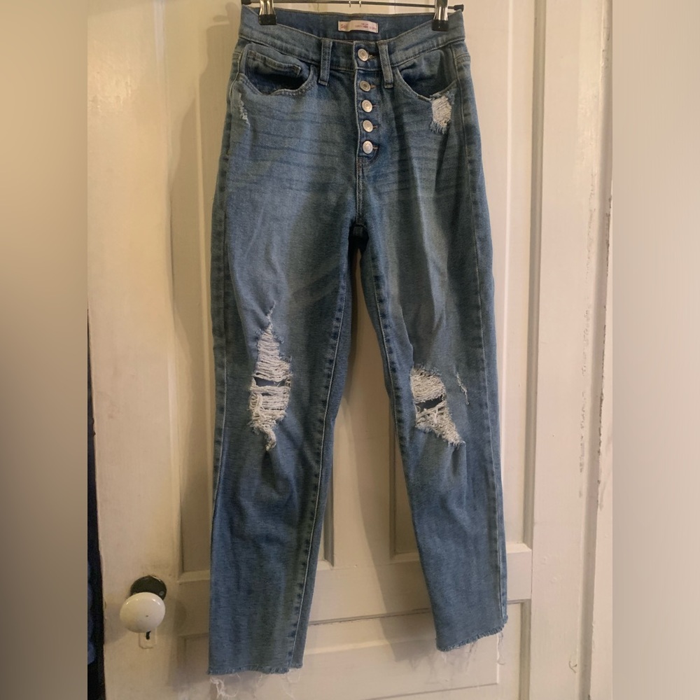 High rise mom jeans. Size 0